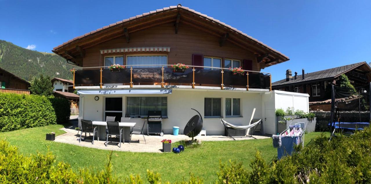 Ferienwohnung Chalet Aloa Adelboden Exterior foto