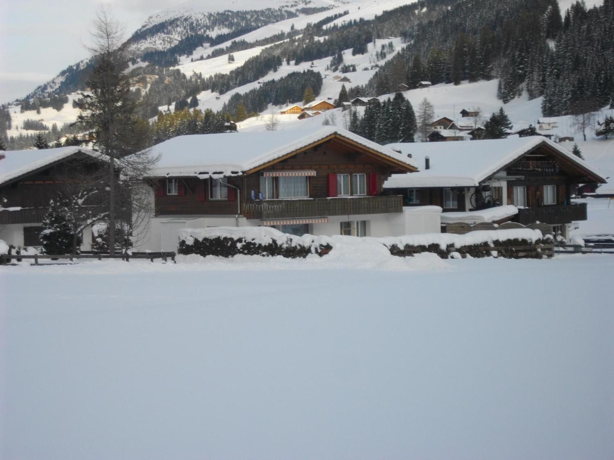 Ferienwohnung Chalet Aloa Adelboden Exterior foto