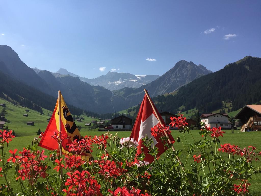 Ferienwohnung Chalet Aloa Adelboden Exterior foto